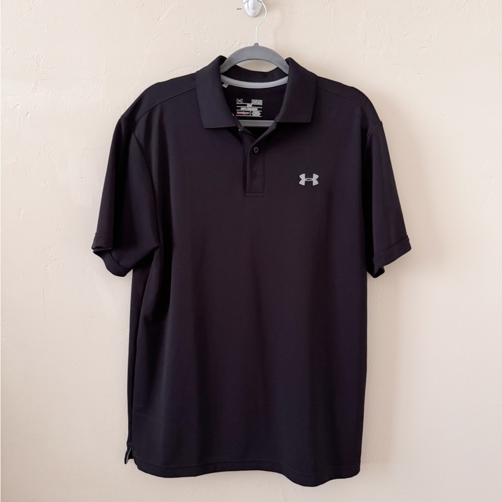Under Armour Black Performance Polo Shirt
